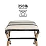 Linon Home Décor Products Logue Campaign Accent Chair (425119STP01ASU)~#|#~sp324684834_sc7