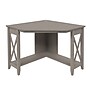 Regency Key West 34"W Small Corner Computer Desk, Washed Gray (KWD134WG-03)~#|#~sp324684873_sc7