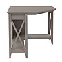 Regency Key West 34"W Small Corner Computer Desk, Washed Gray (KWD134WG-03)~#|#~sp324684875_sc7