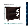 Regency Key West 30"H 2-Shelf Bookcase with Adjustable Shelf, Black Cherry (KWB124BC-03)~#|#~sp324684896_sc7