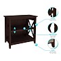 Regency Key West 30"H 2-Shelf Bookcase with Adjustable Shelf, Black Cherry (KWB124BC-03)~#|#~sp324684897_sc7