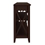 Regency Key West 30"H 2-Shelf Bookcase with Adjustable Shelf, Black Cherry (KWB124BC-03)~#|#~sp324684898_sc7