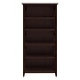 Regency Key West 66"H 5-Shelf Bookcase with Adjustable Shelves, Black Cherry (KWB132BC-03)~#|#~sp324684918_sc7