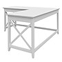Regency Key West 60"W L-Shaped Computer Desk, Pure White Oak (KWD160WT)~#|#~sp324684926_sc7