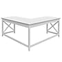 Regency Key West 60"W L-Shaped Computer Desk, Pure White Oak (KWD160WT)~#|#~sp324684928_sc7