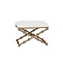 Linon Home Décor Products Ashburn Campaign Accent Chair, Gold/Cream Boucle (426033GLDCRM01ASU)~#|#~sp324684959_sc7
