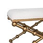 Linon Home Décor Products Ashburn Campaign Accent Chair, Gold/Cream Boucle (426033GLDCRM01ASU)~#|#~sp324684962_sc7