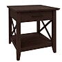 Regency Key West 20"W Wooden End Table, Black Cherry (KWT120BC)~#|#~sp324684972_sc7