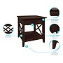 Regency Key West 20"W Wooden End Table, Black Cherry (KWT120BC)~#|#~sp324684975_sc7