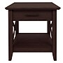 Regency Key West 20"W Wooden End Table, Black Cherry (KWT120BC)~#|#~sp324684978_sc7