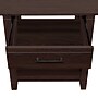 Regency Key West 20"W Wooden End Table, Black Cherry (KWT120BC)~#|#~sp324684979_sc7