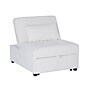 Linon Home Decor Products Boone Sherpa Sofa Bed, White (20S1010IVRYLMB01)~#|#~sp324685729_sc7