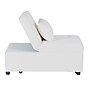 Linon Home Decor Products Boone Sherpa Sofa Bed, White (20S1010IVRYLMB01)~#|#~sp324685731_sc7