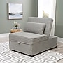 Linon Home Decor Products Boone Corduroy Sofa Bed, Grey (23S1010GCORD)~#|#~sp324685810_sc7