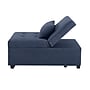 Linon Home Decor Products Boone Polyester Sofa Bed, Blue (17S1010BL)~#|#~sp324685815_sc7