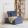 Linon Home Decor Products Boone Polyester Sofa Bed, Blue (17S1010BL)~#|#~sp324685816_sc7