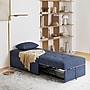 Linon Home Decor Products Boone Polyester Sofa Bed, Blue (17S1010BL)~#|#~sp324685817_sc7