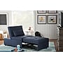 Linon Home Decor Products Boone Polyester Sofa Bed, Blue (17S1010BL)~#|#~sp324685818_sc7
