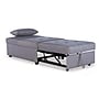 Linon Home Decor Products Boone Polyester Sofa Bed, Grey (17S1010G)~#|#~sp324685825_sc7
