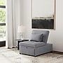 Linon Home Decor Products Boone Polyester Sofa Bed, Grey (17S1010G)~#|#~sp324685827_sc7
