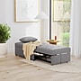 Linon Home Decor Products Boone Polyester Sofa Bed, Grey (17S1010G)~#|#~sp324685828_sc7