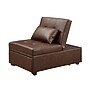 Linon Home Decor Products Boone Faux Leather Sofa Bed, Brown (19S1010BP)~#|#~sp324685831_sc7