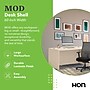 HON Mod 60"W Laminate Desk Shell, Desert Oak Finish, Desert Oak (HONMOD240)~#|#~sp324686058_sc7