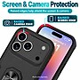 SaharaCase Raider Series Phone Case with Screen Protector for iPhone 18 Pro, Shock Absorbing, Black (CP01172)~#|#~sp324803838_sc7