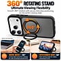 SaharaCase MagSafe-Compatible Phone Case with Screen Protector for iPhone 18 Pro Max, Shock Absorbing, Black (CP01198)~#|#~sp324804338_sc7