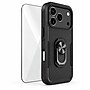 SaharaCase Raider Series Phone Case with Screen Protector for iPhone 18 Pro Max, Shock Absorbing, Black (CP01192)~#|#~sp324804375_sc7
