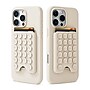 Argento FLNT MagSafe Silicone MG Phone Case with Suction Cup Wallet for iPhone 16 Pro MAX, Beige (IC028-6X-GRG)~#|#~sp324945470_sc7