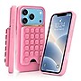 Argento FLNT MagSafe Silicone Phone Case with Suction Cup Wallet for iPhone 17/18 Pro, Pink (IC028-7P-RDP)~#|#~sp324945573_sc7