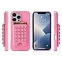 Argento FLNT 16Pro MAX Silicone MG Case with Suction Cup Wallet, Pink (IC028-6X-RDP)~#|#~sp324945592_sc7