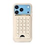 Argento FLNT MagSafe Silicone Phone Case with Suction Cup Wallet for iPhone 17/18 Pro, Beige (IC028-7P-GRG)~#|#~sp324945609_sc7