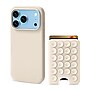 Argento FLNT MagSafe Silicone Phone Case with Suction Cup Wallet for iPhone 17/18 Pro, Beige (IC028-7P-GRG)~#|#~sp324945611_sc7