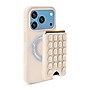 Argento FLNT MagSafe Silicone Phone Case with Suction Cup Wallet for iPhone 17/18 Pro, Beige (IC028-7P-GRG)~#|#~sp324945613_sc7