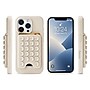 Argento FLNT MagSafe Silicone Phone Case with Suction Cup Wallet for iPhone 16 Pro, Beige (IC028-6P-GRG)~#|#~sp324945697_sc7