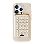 Argento FLNT MagSafe Silicone Phone Case with Suction Cup Wallet for iPhone 16 Pro, Beige (IC028-6P-GRG)~#|#~sp324945698_sc7