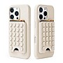 Argento FLNT MagSafe Silicone Phone Case with Suction Cup Wallet for iPhone 16 Pro, Beige (IC028-6P-GRG)~#|#~sp324945699_sc7
