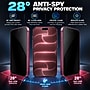 SaharaCase Privacy Tempered Glass Screen Protector with Alignment Tool for iPhone 18 Pro (ZD00233)~#|#~sp324946041_sc7