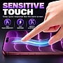 SaharaCase Anti-Blue Light Anti-Glare Tempered Glass Screen Protector with Alignment Tool for iPhone 18 Pro, Clear (ZD00232)~#|#~sp324946049_sc7
