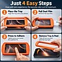 SaharaCase Anti-Blue Light Anti-Glare Tempered Glass Screen Protector with Alignment Tool for iPhone 18 Pro Max, Clear (ZD00235)~#|#~sp324946097_sc7