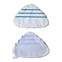 True & Tidy Reusable Microfiber 12.5" Steam Mop Wet Mop Pads, White/Blue, 2/Pack (MP-500)~#|#~sp324946105_sc7