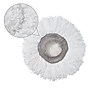 True & Tidy Reusable Microfiber 13.5" Spray Mop Wet Mop Pads, White, 2/Pack (MP-365)~#|#~sp324946132_sc7