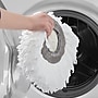 True & Tidy Reusable Microfiber 13.5" Spray Mop Wet Mop Pads, White, 2/Pack (MP-365)~#|#~sp324946134_sc7