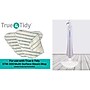 True & Tidy Reusable Microfiber 13.5" Steam Mop Wet Mop Pads, White/Blue, 2/Pack (MP-300)~#|#~sp324946358_sc7