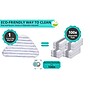 True & Tidy Reusable Microfiber 13.5" Steam Mop Wet Mop Pads, White/Blue, 2/Pack (MP-300)~#|#~sp324946360_sc7