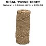 Excello Brands 100' Sisal Twine, Natural (SLTW-100-1PK)~#|#~sp325129658_sc7