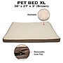 Excello Brands Pet Bed, Brown (PB-XL-6DOX-BRN)~#|#~sp325129947_sc7