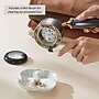 SALAV Retro Edition Rechargeable Fabric Shaver and Lint Roller, Titanium Metallic (LR-900 TITANIUM)~#|#~sp325131136_sc7